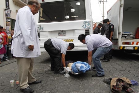 Cafre del transporte público mató a septuagenario en el Centro Histórico