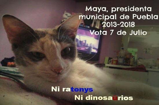 Replican sátira contra candidatos a la alcaldía de Puebla