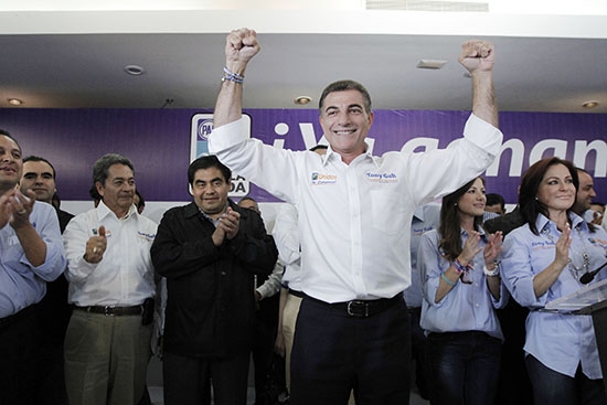 Gali se declara ganador; inicia festejo