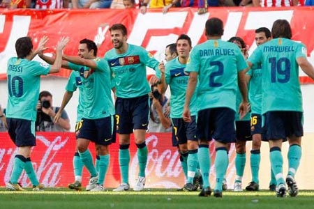 Barcelona, tricampeón de España