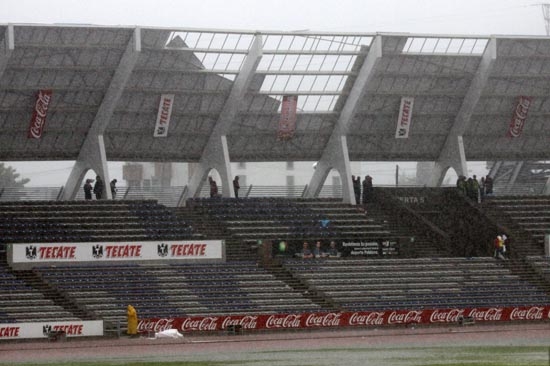 Fuertes lluvias en Puebla provocaron afectaciones en Ciudad Universitaria BUAP