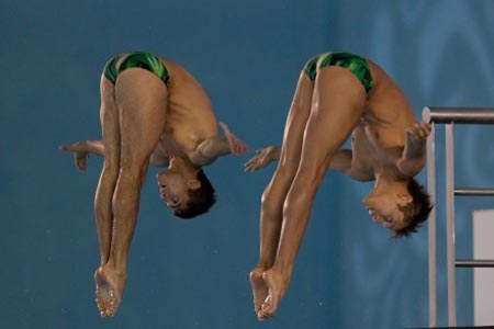 Iván García y Germán Sánchez, oro en Serie Mundial de Clavados