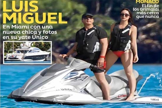 Luis Miguel disfruta Miami con nueva novia