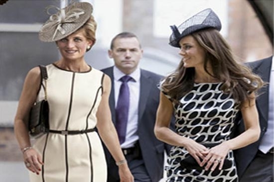 Lady Di y Kate Middleton, juntas