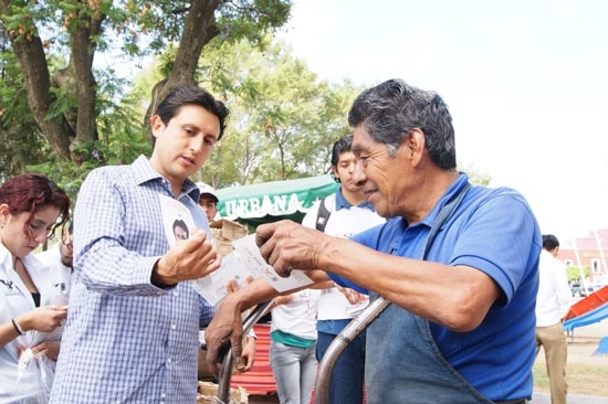 José Juan Espinosa promete enfrentar inseguridad en Cholula