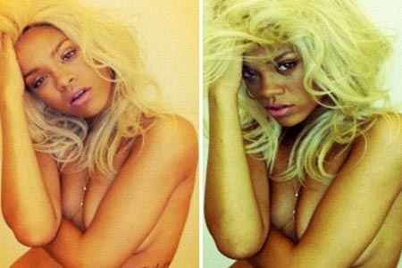 Rihanna desnuda para anunciar perfume
