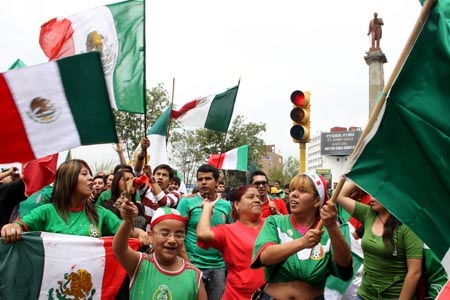 Puebla festejó la medalla de oro conseguida por el Tri en Londres 2012