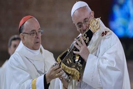 Papa Francisco en Brasil, pide no despenalizar las drogas