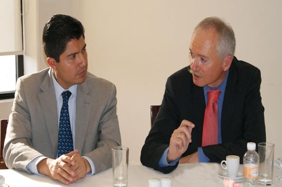 Eduardo Rivera se reunió con líder del partido que tiene el poder en Alemania