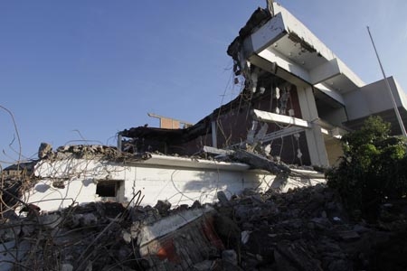 Demolición de la PGJ Puebla