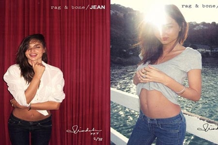 Miranda Kerr al descubierto en publicidad
