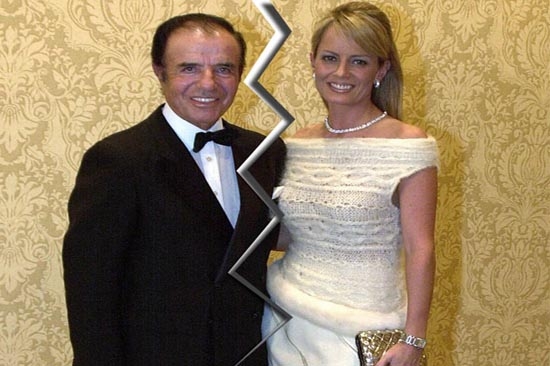 Carlos Menem y Cecilia Bolocco confirman divorcio