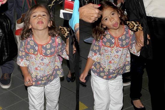 Salma Hayek, su hija odia a los paparazzi