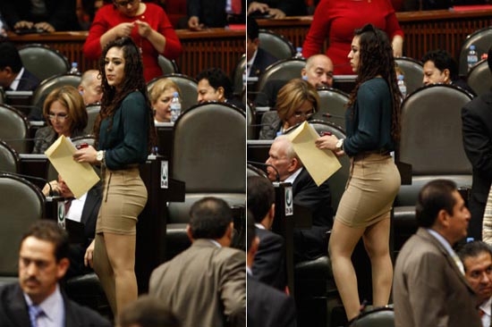 Legisladoras de todos los partidos defienden a la diputada de la minifalda