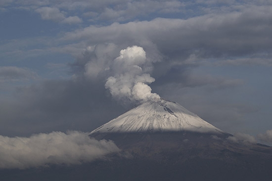 Popocatépetl: baja alerta volcánica de Amarillo fase 3 a fase 2