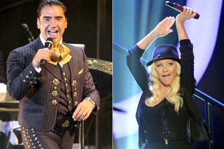 Alejandro Fernández y Christina Aguilera realizan dueto