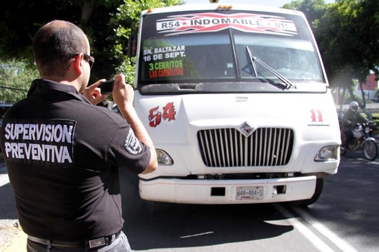 Despiden a 70 supervisores de trasporte público por corruptos