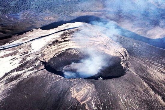 Video: Sobrevuelo del cráter del volcán Popocatépetl