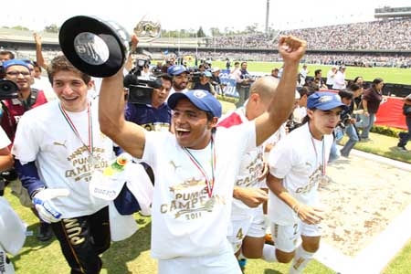 Pumas campeón, derrotó 2-1 a Morelia en la final del Clausura 2011