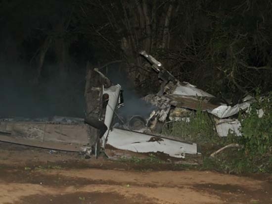 Mueren 4 tras desplome de avioneta en Sinaloa