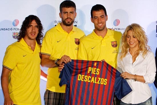 Shakira y Piqué, muy altruistas