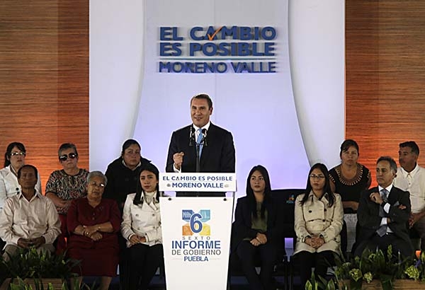 Este es el discurso completo de Moreno Valle durante su VI Informe de Gobierno
