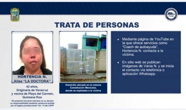 Mujer se hacía pasar por “coach de autoayuda” en YouTube para explotar sexualmente a jovencitas de Puebla