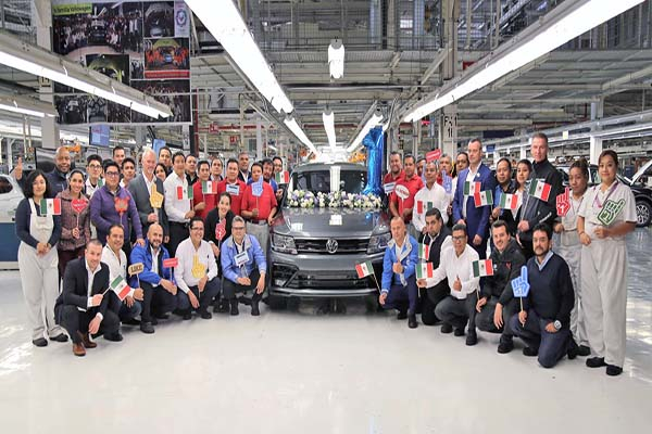 Tiguan, de Volkswagen, el vehículo más producido por la industria automotriz de México