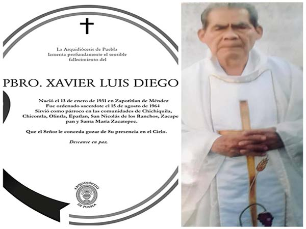 Muere el párroco de San Antonio Abad, el padre “Dieguito”