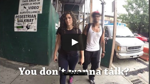 Mujer que se filmó siendo acosada en NY, fue amenazada de violación
