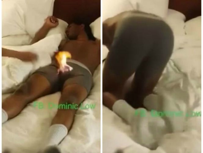 VIDEO: Mujer quemó el pene a su novio por infiel