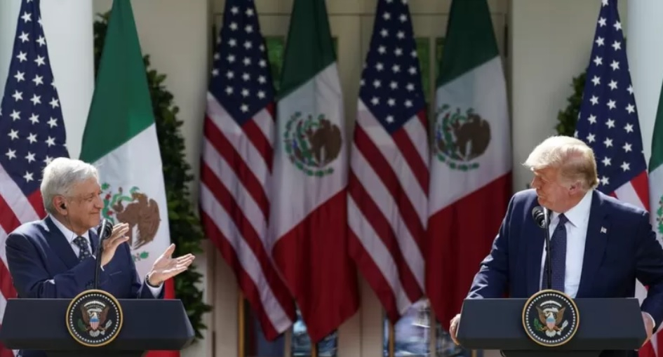 Trump presume que dobló al gobierno de AMLO; “así es él”, responde el presidente