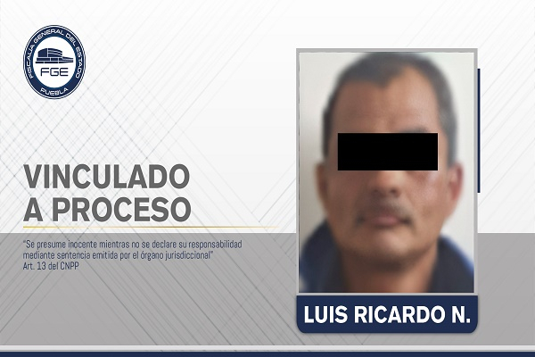 Sujeto fue vinculado a proceso y en prisión en Puebla por golpear a su esposa