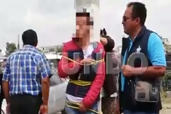 Policía salvó a presunto ladrón de ser linchado en Acatzingo
