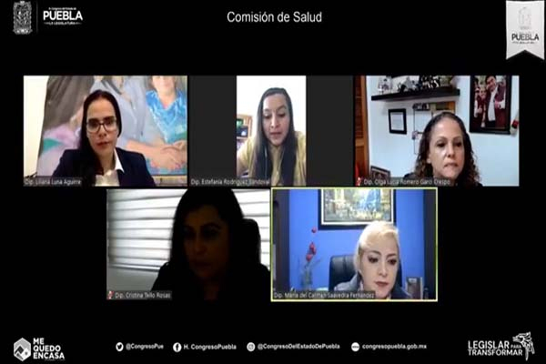Comisión del Congreso de Puebla pide garantizar comunicación digital a pacientes COVID