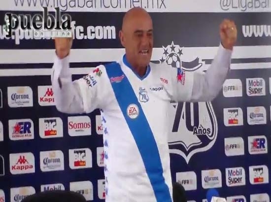 Presentan a Chelís como DT del Puebla de La Franja
