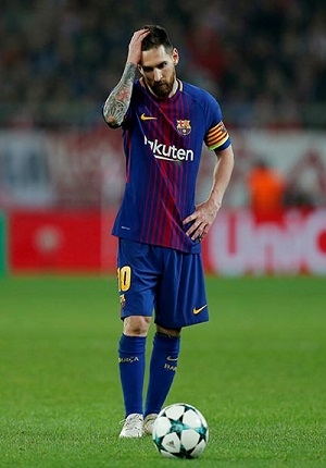 Olympiacos neutralizó al Barcelona, 0-0 en la Champions League