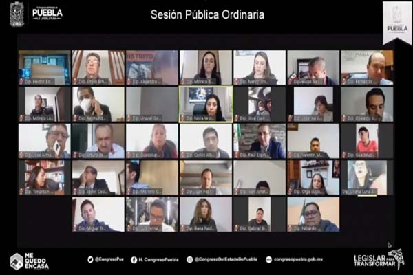 Pleno de la LX Legislatura aprueba proyecto de presupuesto anual de Egresos 2021 del Congreso y la ASE de Puebla