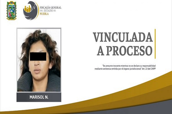 Mujer balea a su compañero de trabajo en Puebla y es vinculada a proceso