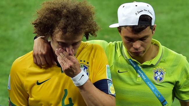 David Luiz pidió perdón llorando por goleada