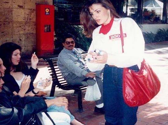 Letizia Ortiz publicitaba cigarros en Guadalajara