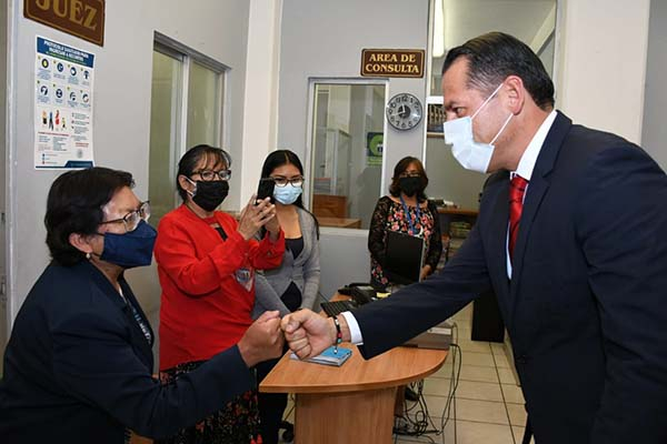 Ciudad Judicial de Cholula presenta avance del 90%