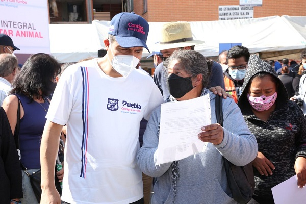 Eduardo Rivera anuncia relaminación de calles en el Infonavit San Ramón