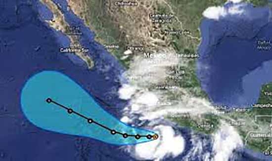Puebla con lluvias fuertes por tormenta tropical “Cristina”: Conagua