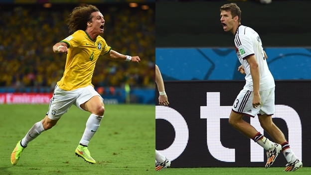 Brasil y Alemania, por el pase a la final del Mundial