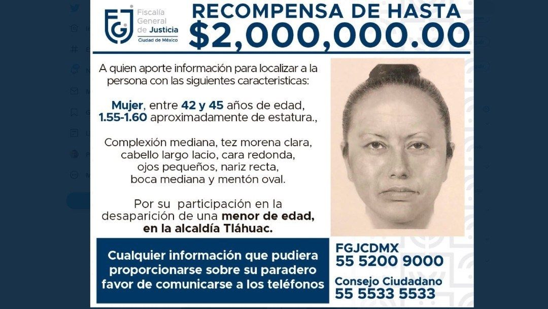 Caso Fátima: se la llevó señora que vendía frituras en la escuela