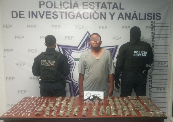 Sicario del grupo delictivo “Los Rojos” es capturado en Tehuitzingo