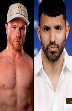 Canelo Álvarez y Kun Agüero protagonizan “pelea” en redes sociales
