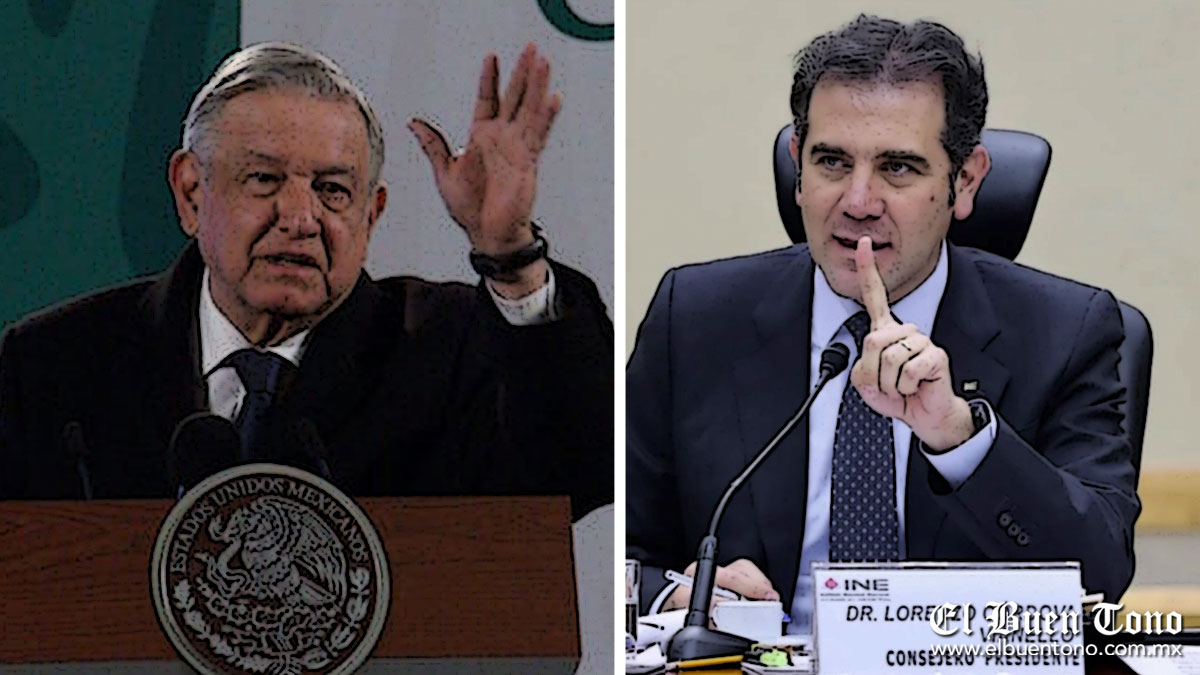 INE y AMLO en polémica por conferencia mañanera