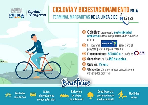 Habrá mega biciestacionamiento en Las Margaritas financiado por organismo internacional